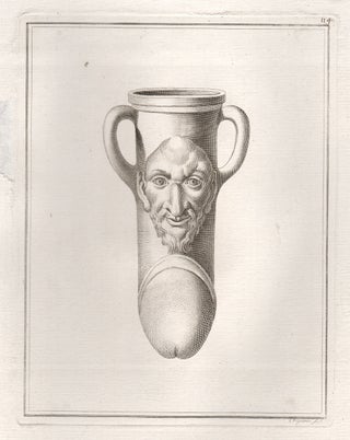 Item #3688 Hamilton Greek Vase - Vase in form of phallus with satyr's head. Pierre Francois...