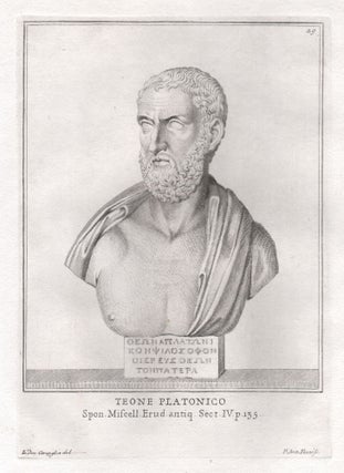 Item #3808 Teone Platonico (Theon). Carlo Gregori after Giovanni Domenico Campiglia