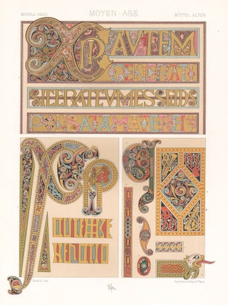 Item #3878 L'Ornement Polychrome - Middle Ages. Schmidt, lithographer