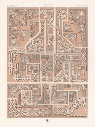 Item #3882 L'Ornement Polychrome - Russian. Schmidt, lithographer