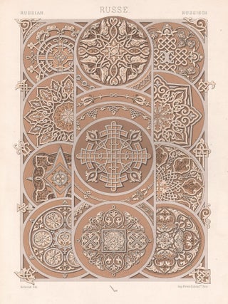 Item #3884 L'Ornement Polychrome - Russian. Schmidt, lithographer