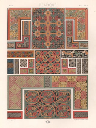 Item #3895 L'Ornement Polychrome - Celtic. Schmidt, lithographer