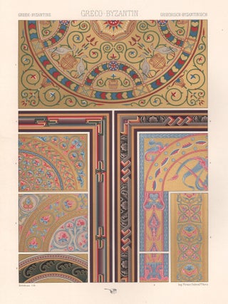 Item #3896 L'Ornement Polychrome - Greek-Byzantine. Schmidt, lithographer