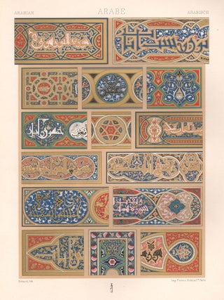Item #3904 L'Ornement Polychrome - Arabian. Schmidt, lithographer