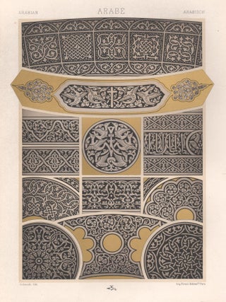 Item #3905 L'Ornement Polychrome - Arabian. Schmidt, lithographer