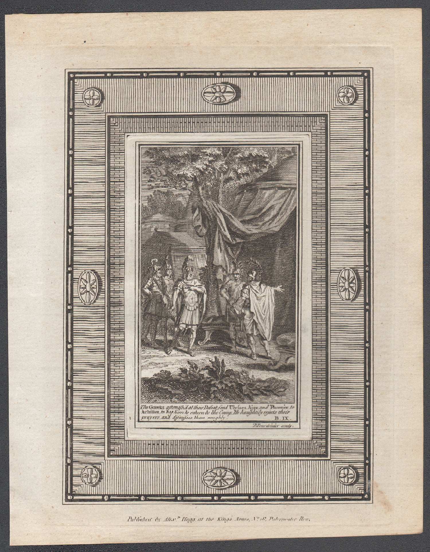 Henry Fuseli (1741-1825), Achilles Lamenting for Patroclus. Drawing, 1770.  | Download Scientific Diagram