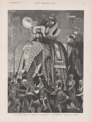 Item #4062 Nagas Dancing before the Prince of Wales' Elephant in the torchlight Procession at...