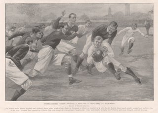 Item #4080 International Rugby Football : England v Scotland, at Richmond. After Ralph Cleaver