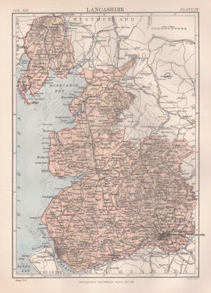 Item #4186 Lancashire. The Encyclopaedia Britannica