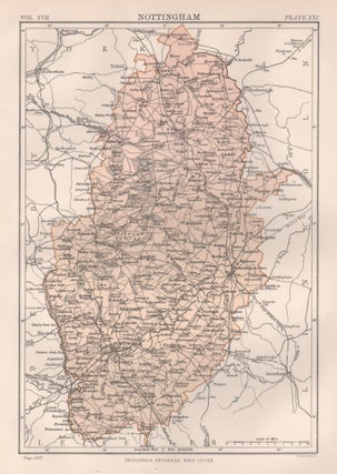 Item #4200 Nottinghamshire. The Encyclopaedia Britannica