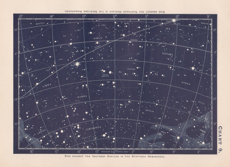 Item #4272 Star Chart. After Sir William Peck.