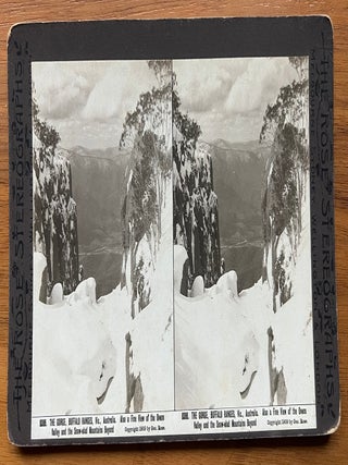 Item #4291 8386 The Gorge, Buffalo Ranges, Vic, Australia. Gippsland. Rose’s Stereoscopic...