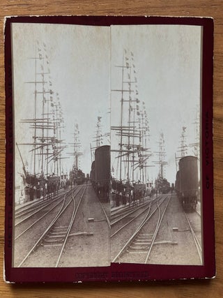 Item #4296 Railway Pier, Williamstown. Charles Nettleton