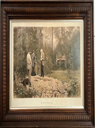 Item #4300 A Bush Burial. Robert Wendel after Frederick McCubbin