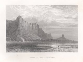 Item #4313 Mount Araphilas, Victoria (Mount Arapiles). S Bradshaw after Nicholas Chevalier