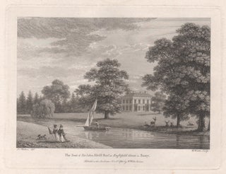 Item #4350 The Seat of Sir John Elvill Bar.t at Englefield Green in Surry. William Watts, after...