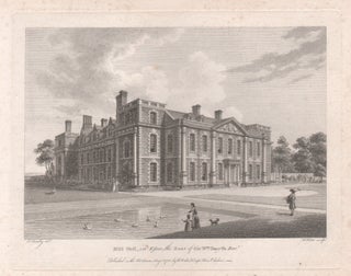 Item #4357 Hill Hall in Essex, the Seat of Wm. Smyth Bart. William Watts, after Thomas Sandby