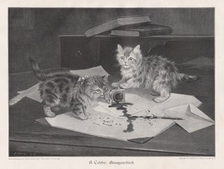 Item #4476 Missgeschick (Mishap) (Cats). After Bernard Cobbe