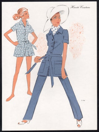 1970s French Fashion Design