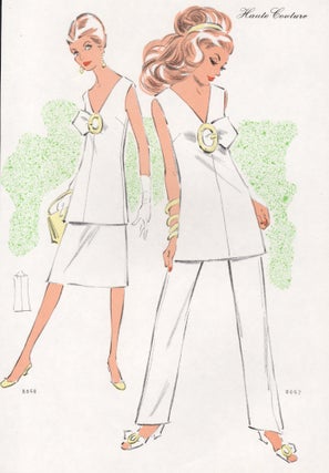 1970s French Fashion Design
