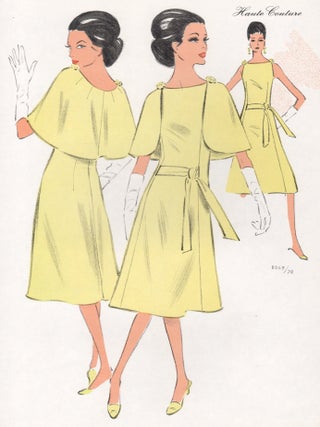 Item #4497 1970s French Fashion Design. Haute Couture