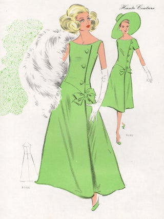 Item #4504 1970s French Fashion Design. Haute Couture