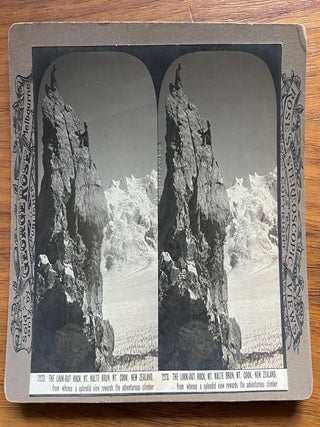 Item #4540 7273 The Look-Out Rock, Mt. Malte Brun, Mt. Cook, New Zealand. George Rose