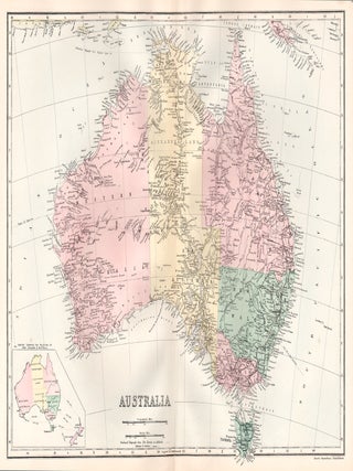 Item #4613 Australia. Bacon's Geographical Establishment