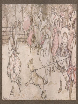 Item #4629 Peter Pan in Kensington Gardens. After Arthur Rackham