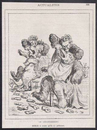 Item #4709 Le Desarmement. Cham - Amedee-Charles-Henri