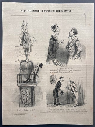 Item #4729 Vie Du Celebrissime et Dentissime Georges Fattet 3. Cham - Amedee-Charles-Henri
