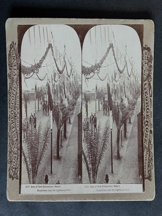 Item #5153 3171 Duke of York Celebrations, Hobart. Decorations near the Lighthouse Arch. George Rose