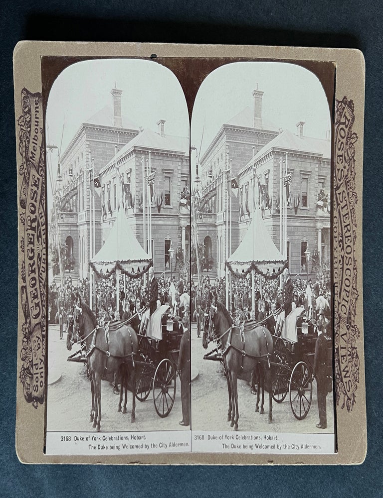 Item #5154 3168 Duke of York Celebrations, Hobart. The Duke being Welcomed by the City Alderman. George Rose.
