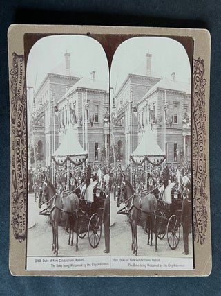 3168 Duke of York Celebrations, Hobart. The Duke being Welcomed by the City Alderman