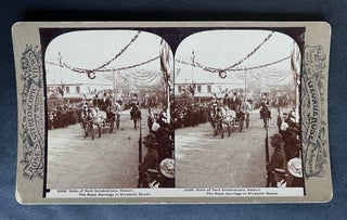 Item #5161 3208 Duke of York Celebrations, Hobart. The Royal Carriage in Elizabeth Street. George...