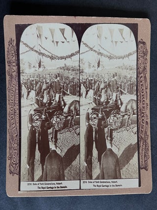 Item #5163 3216 Duke of York Celebrations, Hobart. The Royal Carriage in the domain. George Rose