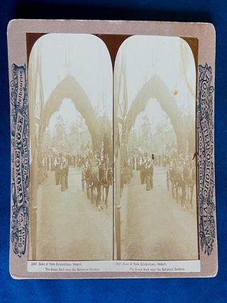Item #5164 3401 Duke of York Celebrations, Hobart. The Green Arch near the Botanical Gardens....