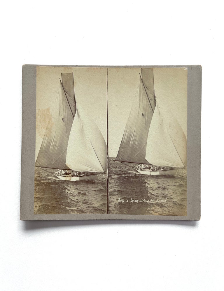 Item #5181 Regatta, Sydney Harbour 1901 : the 'Bona'. Anon.