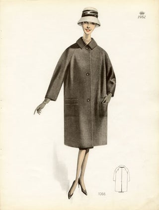 Item #52 1960s European fashion design. Costumes Manteaux Classique