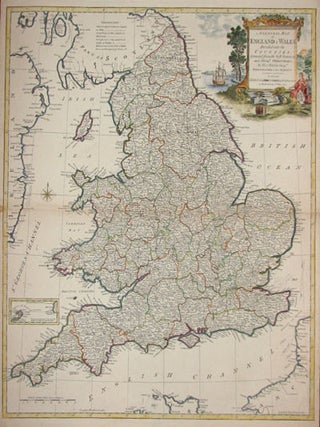 Kitchin - A General Map of England & Wales. Thomas Kitchin, mapmaker.