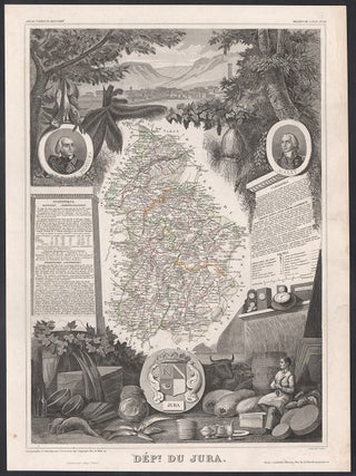 Item #560 French department - Jura. Victor Levasseur