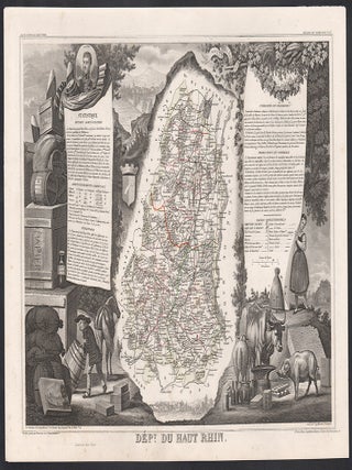 Item #565 French department - Haut Rhin. Victor Levasseur