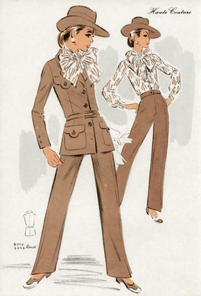 Item #57 Haute Couture 1971. Alice Kaufmann