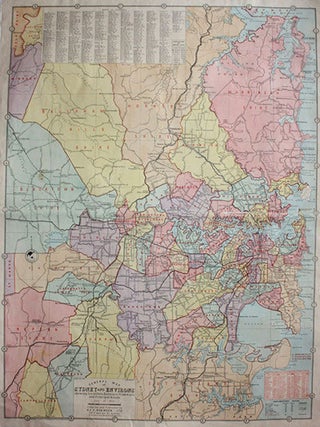 Item #579 General Map of Sydney and Environs. HEC Robinson Ltd