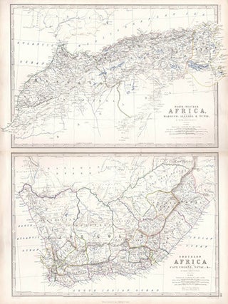 North-Western Africa and Southern Africa. Keith Johnston.