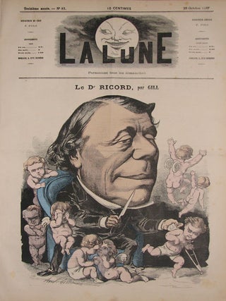 Item #626 Le Dr Ricord par Gill. After Andre Gill