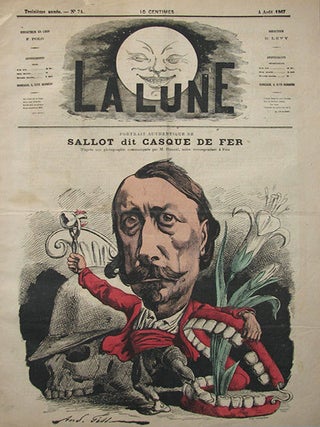 Item #661 Portrait authentique de Sallot. Marchandeux after Andre Gill