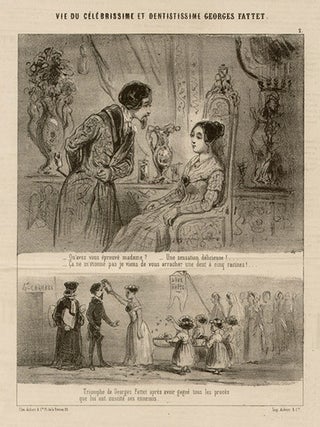 Item #665 Vie Du Celebrissime et Dentissime Georges Fattet 2. Cham - Amedee-Charles-Henri