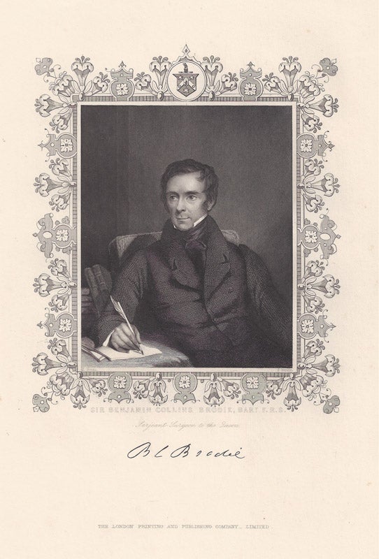 Sir Benjamin Collins Brodie J Brain after Henry Broom