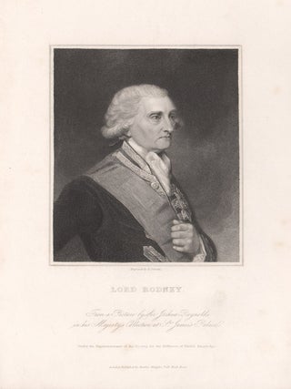 Item #777 Lord Rodney. Edward Scriven, after Sir Joshua Reynolds